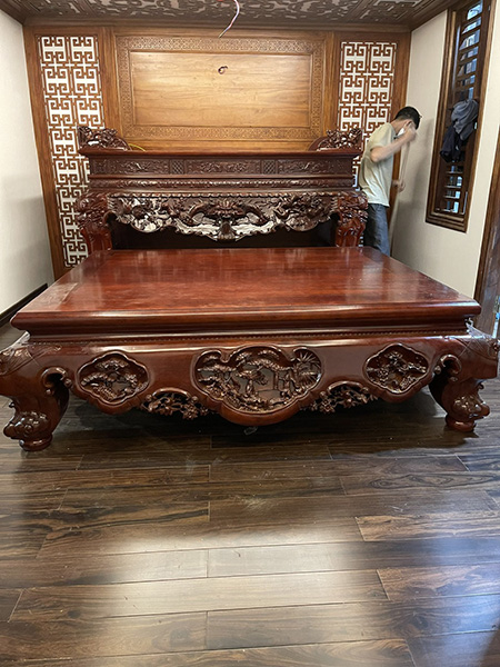Nột thất gỗ phòng thờ - Đồ Nội Thất Gỗ Gõ Pachy Tân Cổ Điển - Công Ty Marcel Furniture